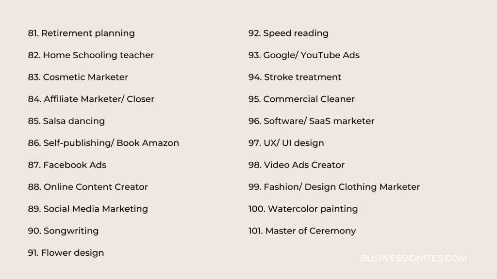 business niche ideas, 101 Profitable Niche Low-Cost Business Ideas (Leveraging AI as Your Digital Assistant)